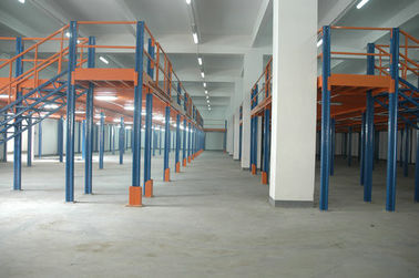 Logistik gudang sistem Mezzanine racking multi - Platform lapis baja