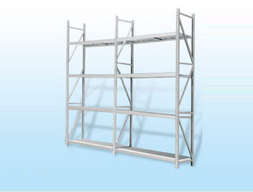 Sistem Racking Pallet putih Medium Duty Storage Untuk Penyimpanan Industri