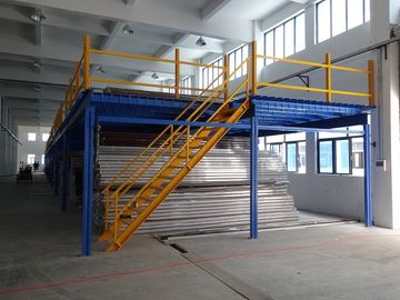 Baja Lantai Deck Industri Racking Systems, Satu / dua lantai Mezzanine racking