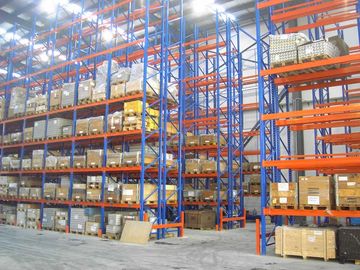 bentang panjang Industrial Racking Sistem Pallet disesuaikan untuk penyimpanan toko kargo
