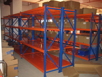 4 Tier barang curah Industri Racking Sistem Medium Berat dengan papan baja