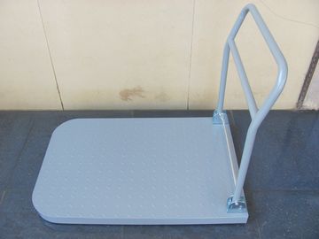 150kg / 300kg peralatan pergudangan trolley steel dilipat dengan pegangan