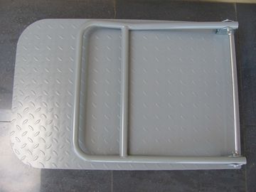 150kg / 300kg peralatan pergudangan trolley steel dilipat dengan pegangan
