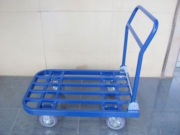 tabung baja peralatan troli trolley dilipat untuk Supermarket, Pabrik