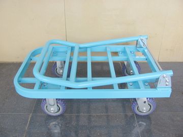 tabung baja peralatan troli trolley dilipat untuk Supermarket, Pabrik