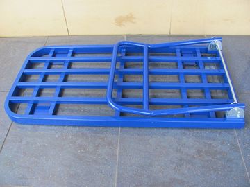 1200 X 600mm tabung logam dilipat troli peralatan industri dengan cat bubuk selesai